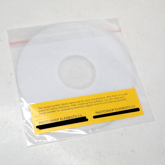Vintage Adobe Photoshop Elements 2.0 Editing Program CDROM Windows Macintosh - Picture 3 of 3
